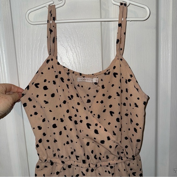 Polka Dot Cheetah Romper - Picture 2 of 5